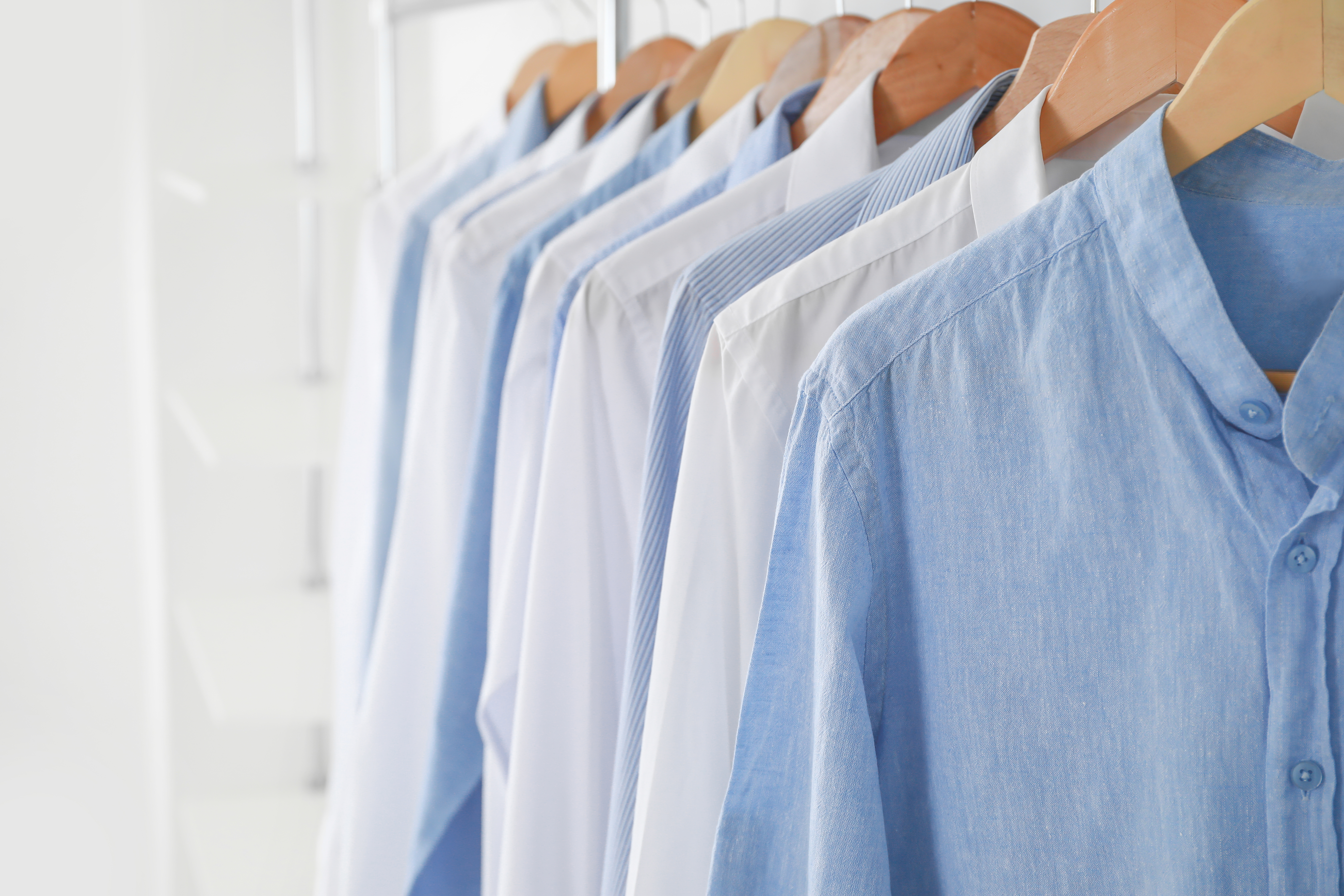 Hanging Blue Clothes Shutterstock 1578641293