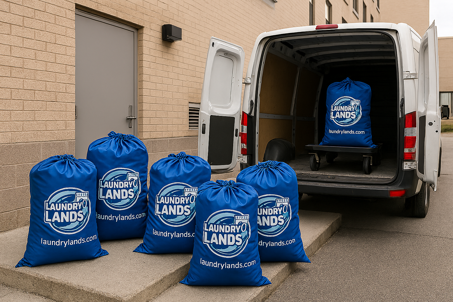 Laundry Lands Commercial Delivery
